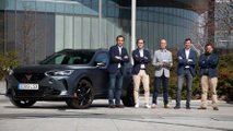 Javier Llorente, Pablo Cofán, Jacobo Vega, Carlos de Luis, Alberto de Armas, CUPRA Formentor VZ5 Motor1 Social Car of the Year 2022