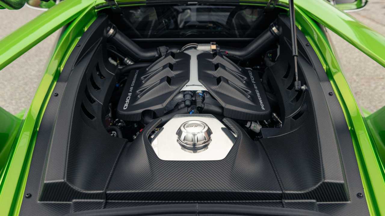 Ford GT, l'unico esemplare Snake Skin Green all'asta