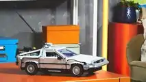 Ritorno al futuro DeLorean Lego con gancio in posa