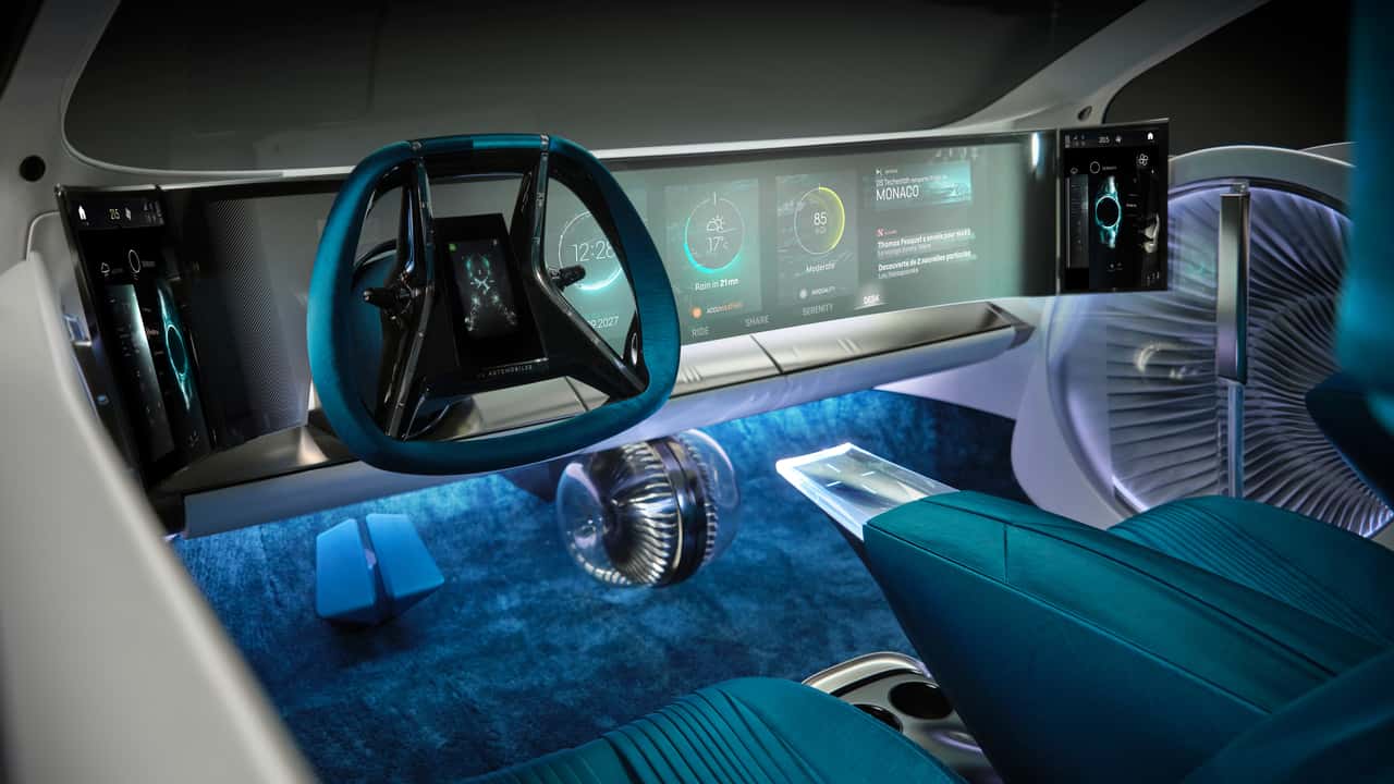 Futuristic Car Interior Futuristic Car Interior