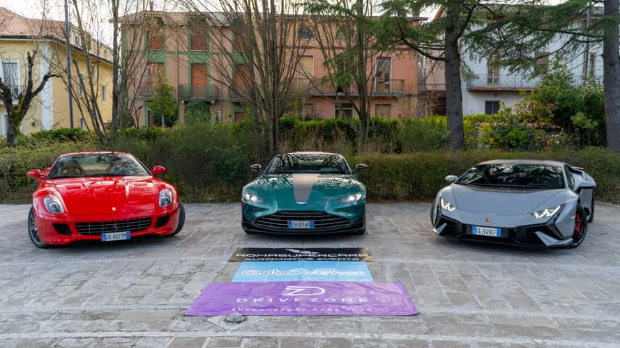 Il mega raduno con oltre 130 supercar tra Lazio e Campania