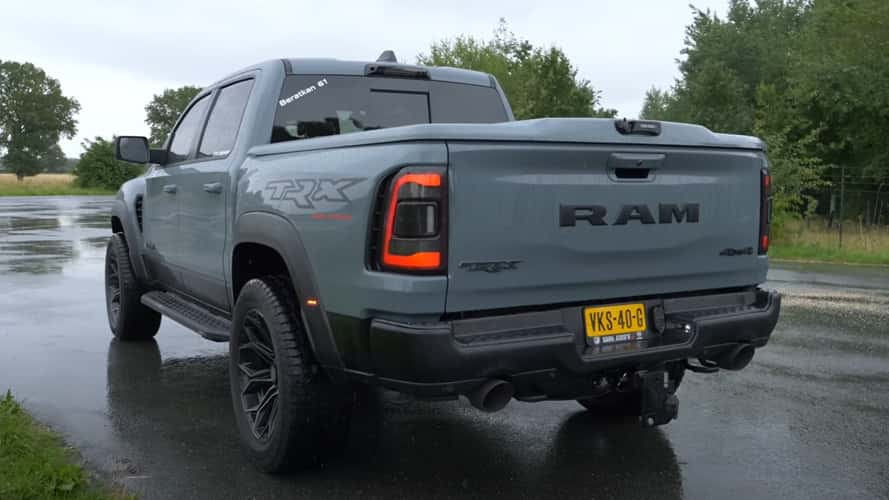 Watch Ram TRX hit its top speed in Autobahn run