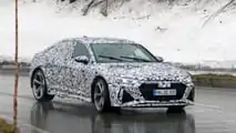 Photo d'espionnage avant de l'Audi RS7 de nouvelle génération