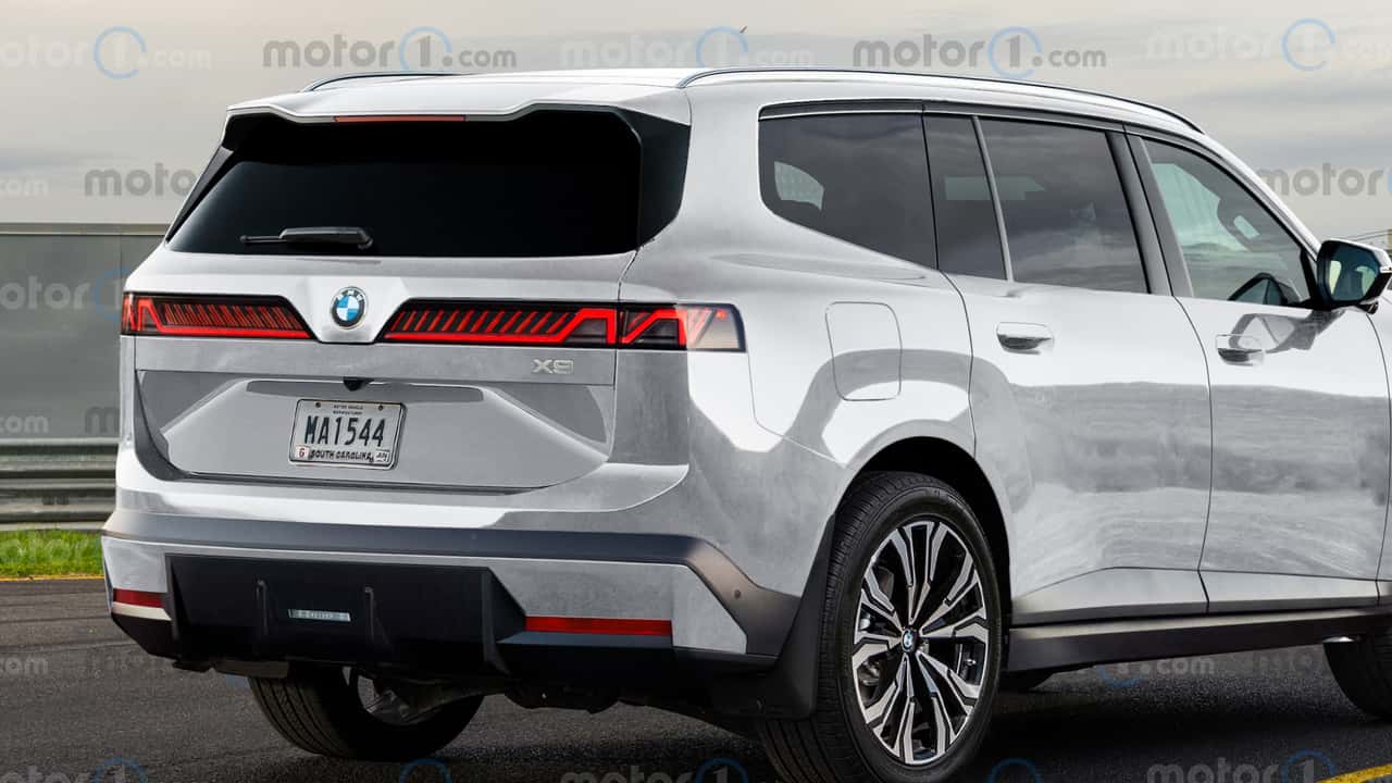 2028 BMW X9 Rendering By Motor1