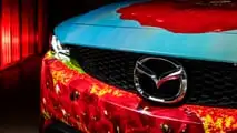 Mazda MX-30 R-EV Poppy Art Car By Mission Motorsport