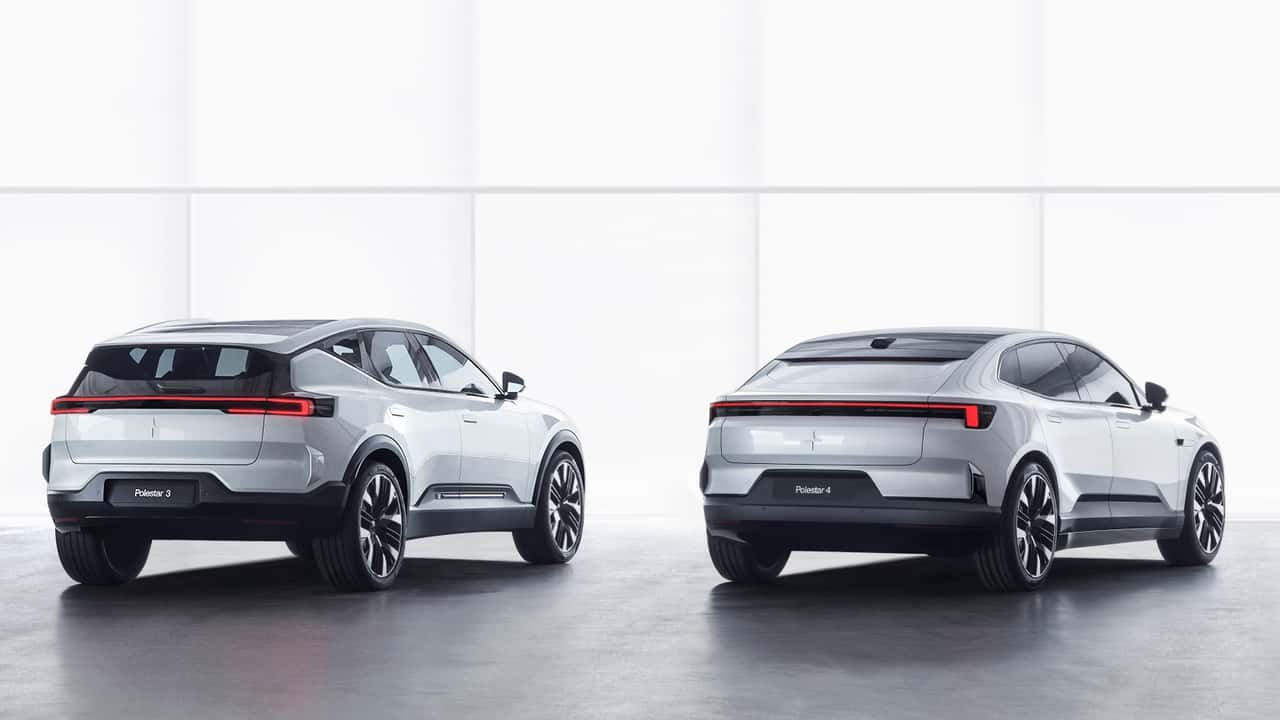 Polestar 3 und 4 nebeneinander