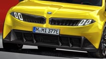 BMW M3 Elektro (2026) im Rendering von Motor1.com