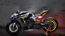 Custom Nitrous Powered Royal Enfield Guerrilla 450 by Autologue Design