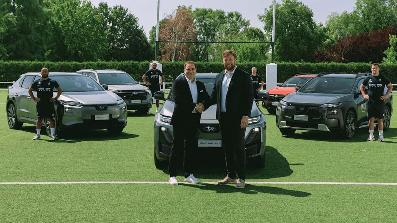 Subaru sponsor Benetton rugby
