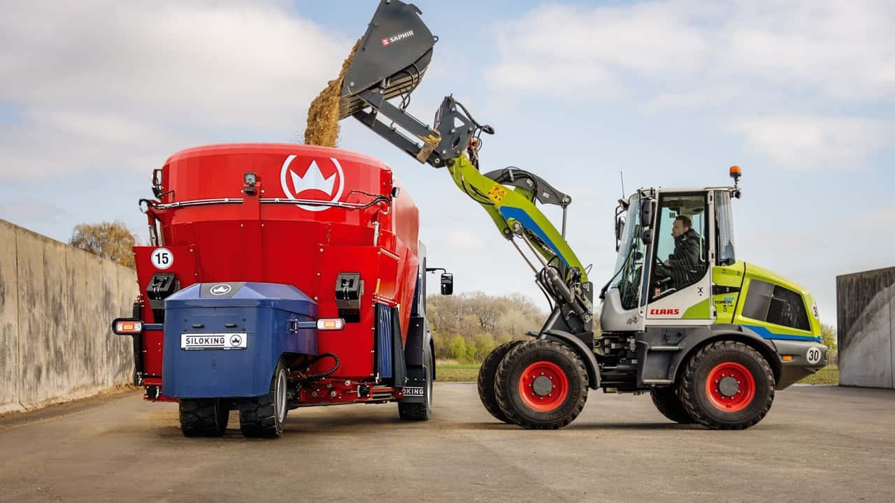 CLAAS TORION 537e SINUS: pala telescopica elettrica da 16 ore