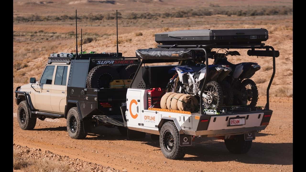 Нам срочно нужен этот мотоциклетный кемпер-трейлер в России!