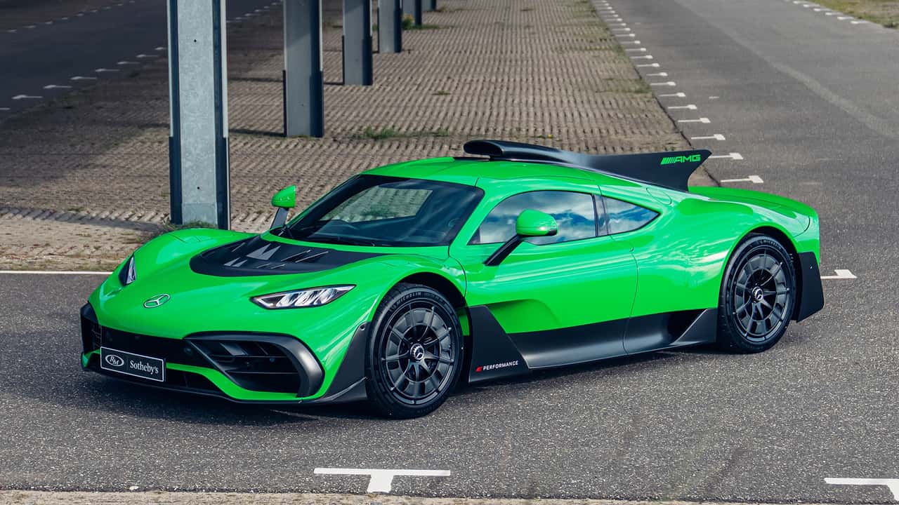 Non male la Mercedes-AMG One verde da 1.063 CV e 3 milioni di euro!