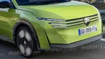 Peugeot 208 (2027), das Motor1.com-Rendering