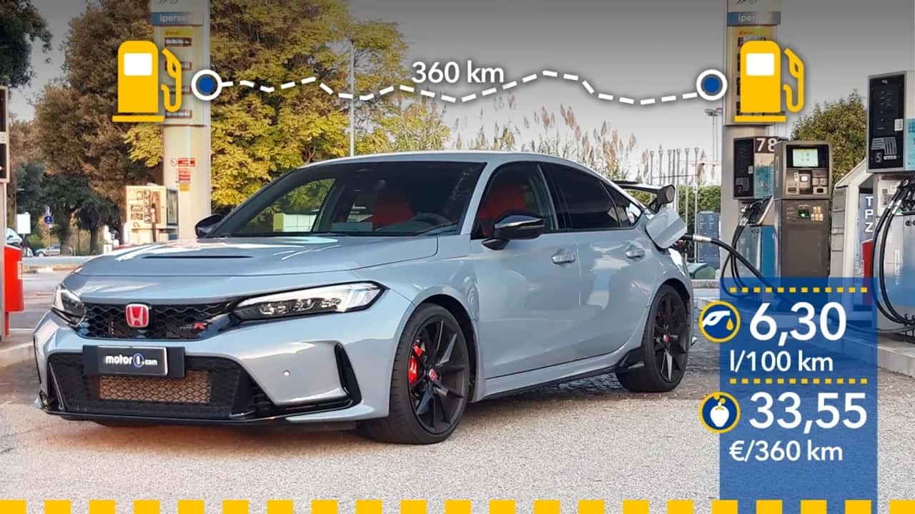 Honda Civic Type R 2025, consumo real