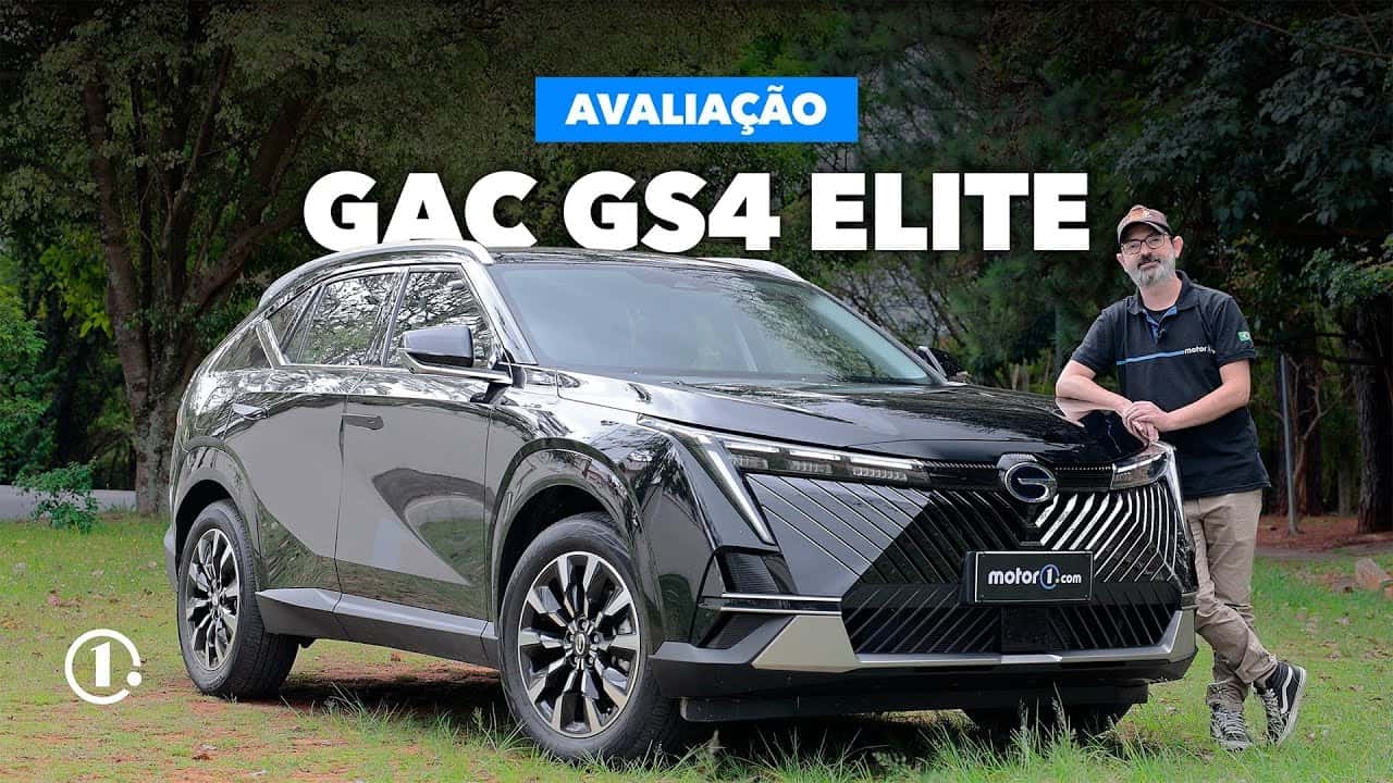 Teste GAC GS4 Elite (BR) em movimento dianteira