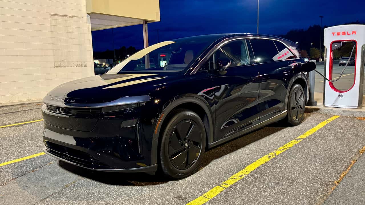 I Charged The Lucid Gravity At A Tesla Supercharger. The Results Surprised Me
