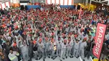 Os trabalhadores da Nissan em Rosslyn
