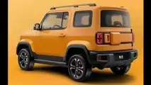 2023 Baojun Yep, vista posteriore esterna a tre quarti
