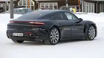 2024 Porsche Taycan facelift spy photo