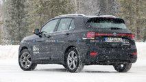 VW T-Cross facelift first spy photo