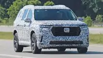 2023 Honda Pilot Front View Spy Photo