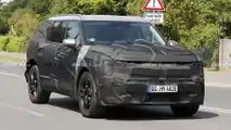Kia EV9 als Erlkönig auf deutschen Straßen