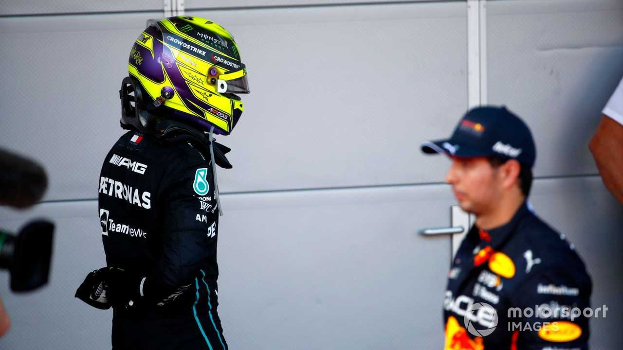 Lewis Hamilton at Azerbaijan GP 2022