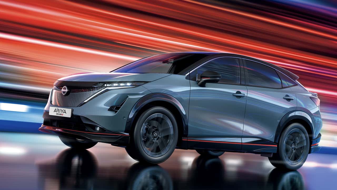 Nissan Ariya Nismo: Ansicht von schräg vorne