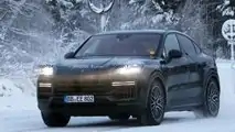 Photo espion de la Porsche Cayenne Coupé 2024