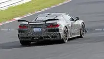 Chevrolet Corvette ZR1 Spionagefoto von der Rückansicht