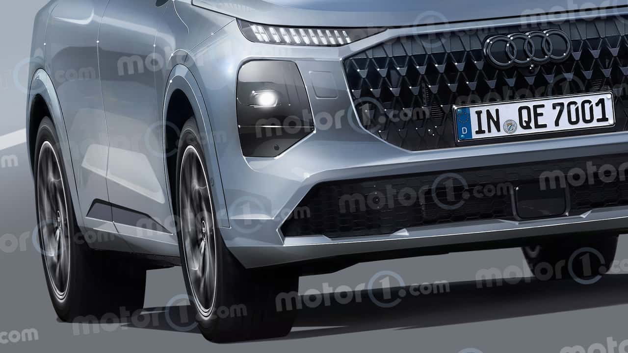 Audi Q7 2026 spy video