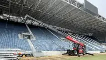 Manitou: sollevatori per lo stadio dell'Atalanta a Bergamo