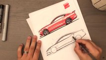 Mid-Engine Ford Mustang Rendering