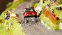 Citroen DS3 with scale rally scene