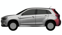 Mitsubishi Compact Crossover Design Illustrations