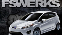 SEMA Ford Fiestas