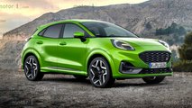 Rendering Ford Puma ST 2020