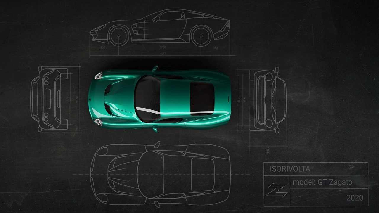 Zagato IsoRivolta GTZ design sketch
