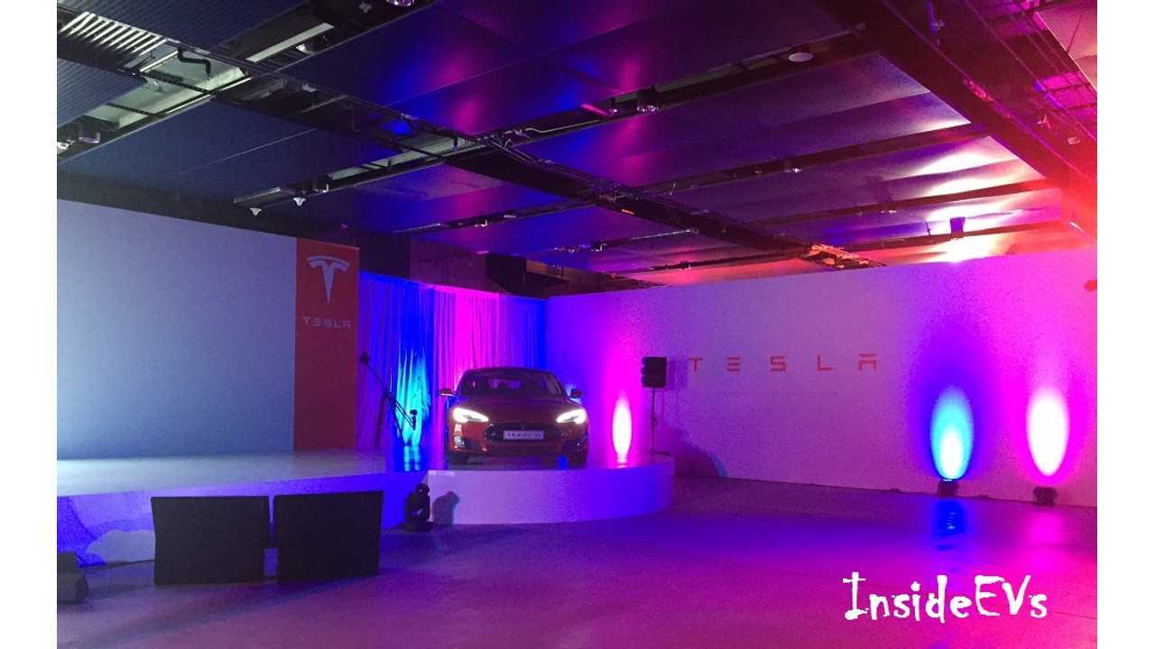 Stage scene before the keynote