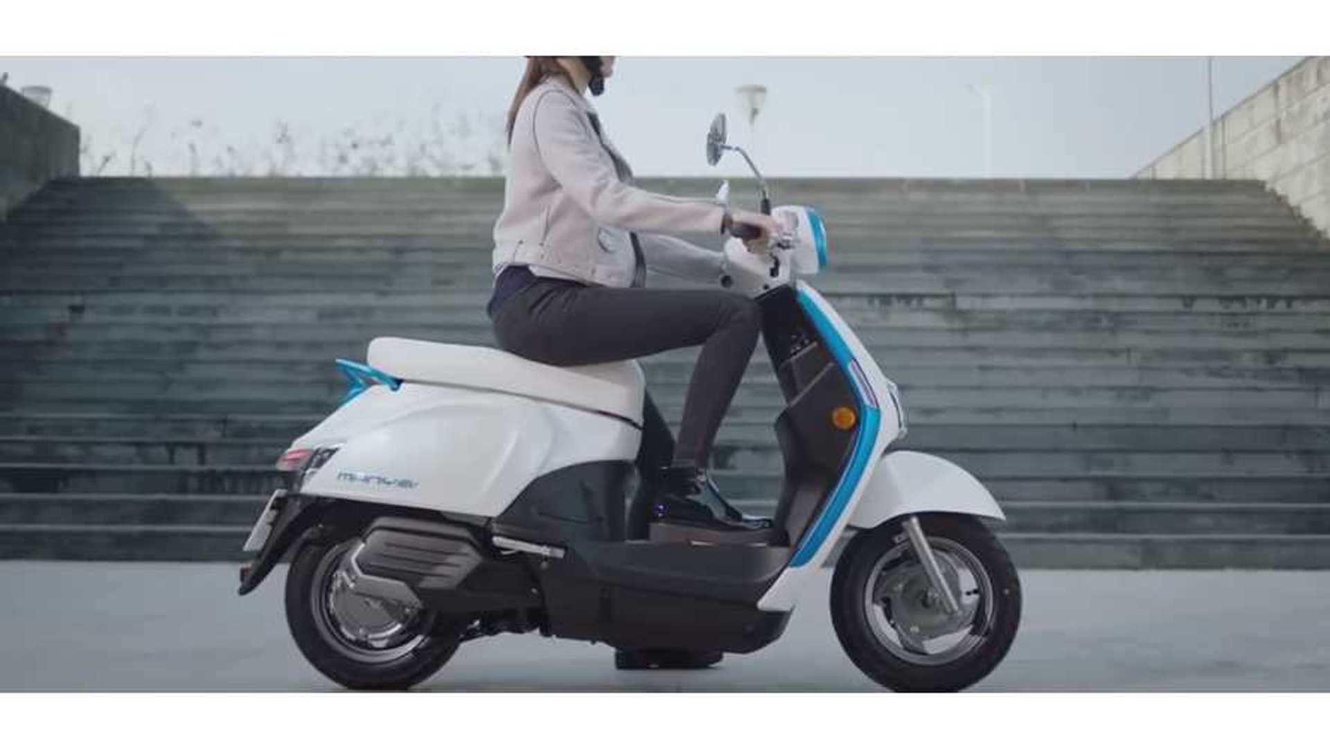 Watch How Kymco's New Battery Swapping Electric Scooters Work InsideEVs Photos