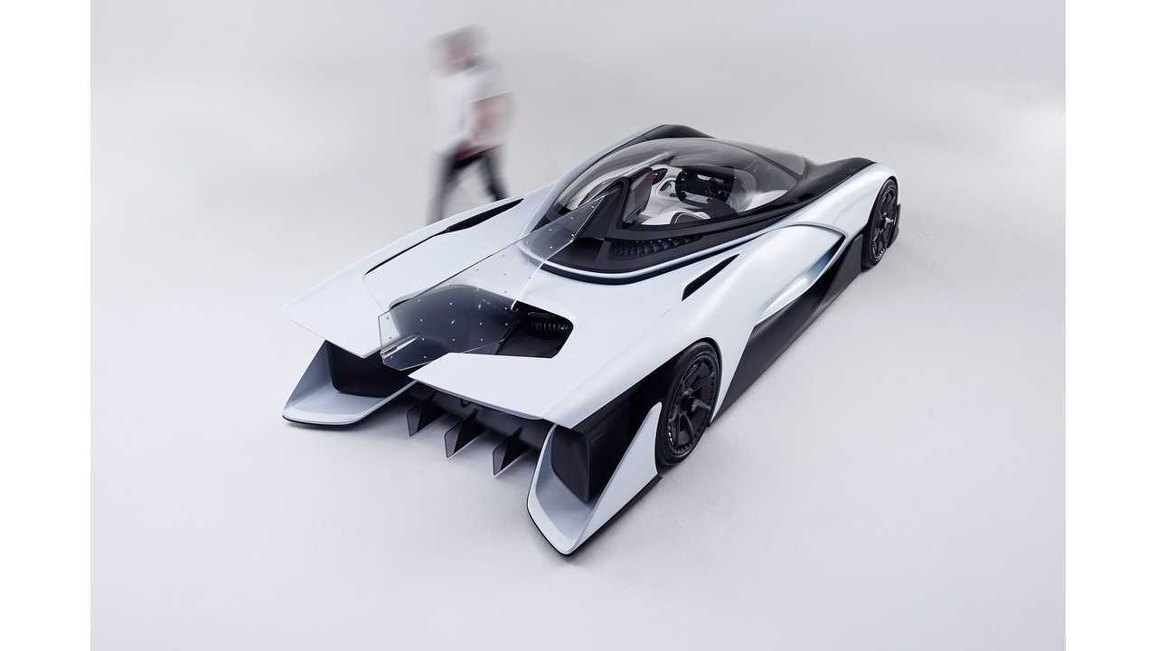 Faraday Future's CEO (?) and FFZERO1 Concept