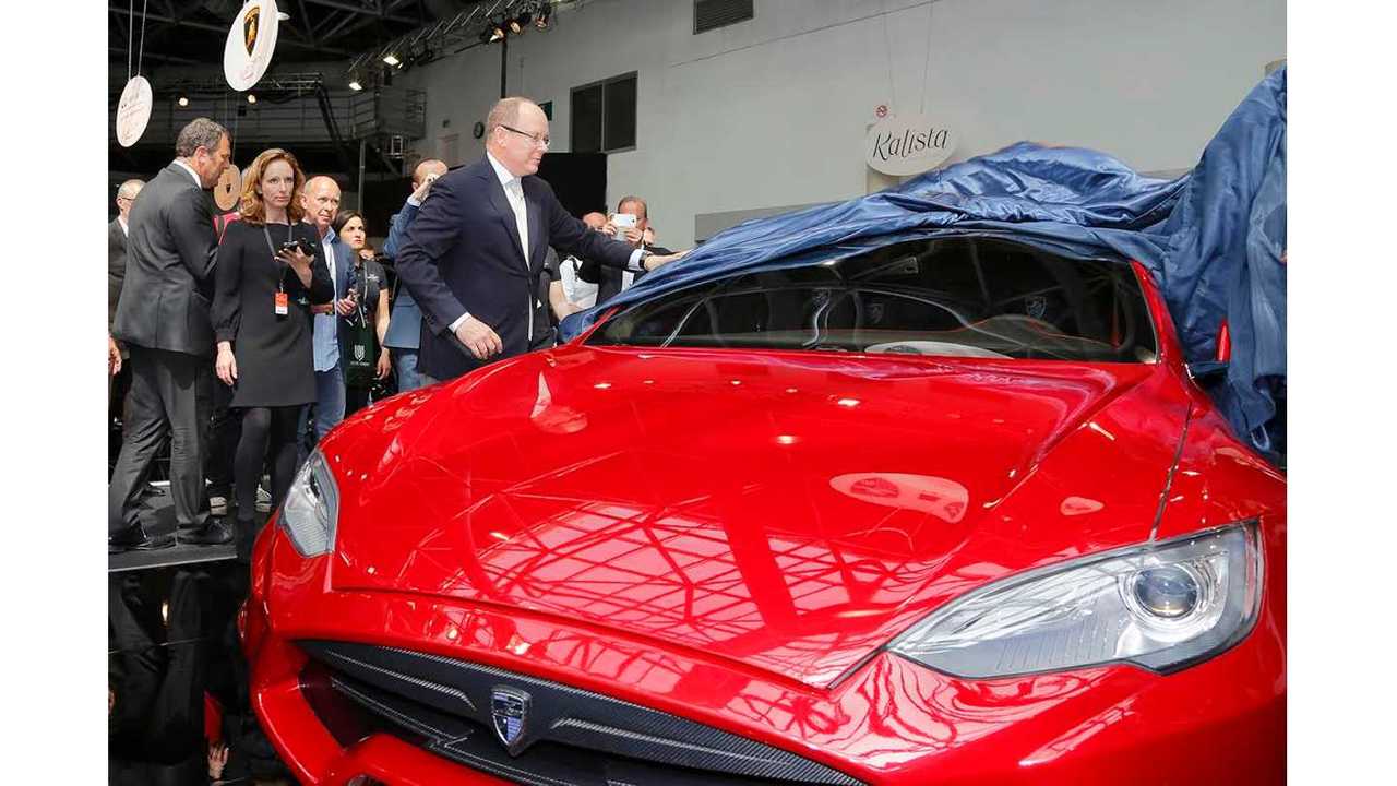 Unveiling by Prince Albert II at the 2015 TOP Marques show in Monaco