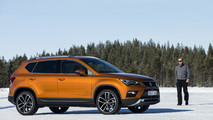 Juha Kankkunen driving the Seat Ateca