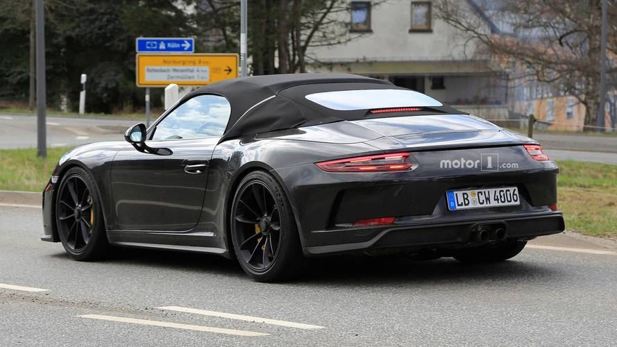 Porsche 911 Speedster Spy Photos