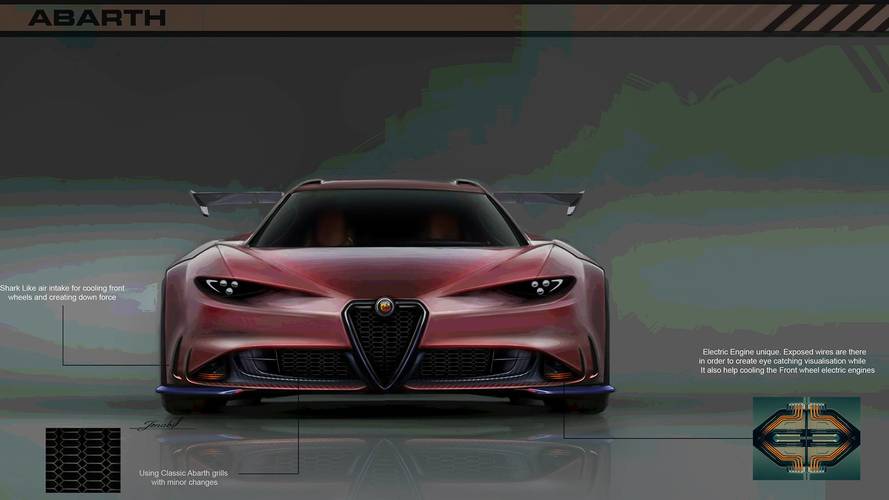 Alfa Romeo 8C Competizione’nin halefine tasarım yorumu