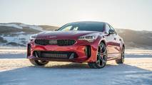 2018 Kia Stinger Ice Driving