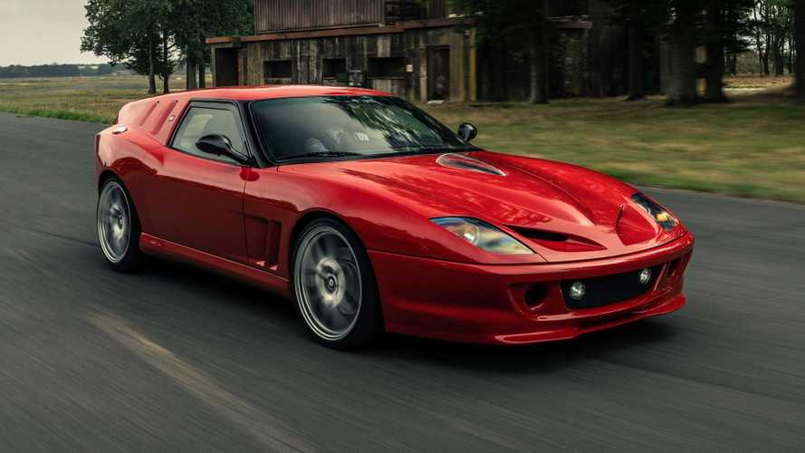 Ferrari 550 Maranello üzerine hazırlanmış shooting brake aracı görün