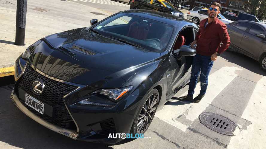 El único Lexus RC F de Argentina está en manos de Pechito López