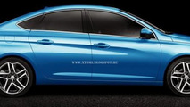 2014 Peugeot 308 Sedan render
