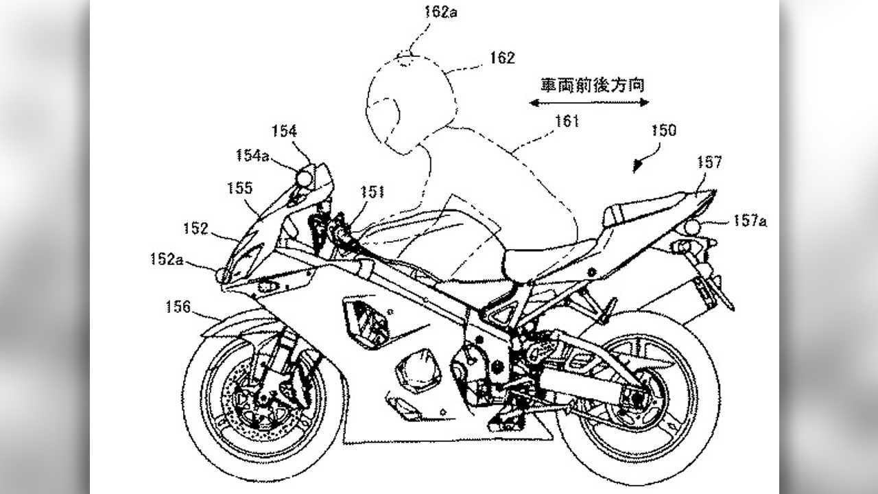 Suzuki Motorcycle Radar Patent